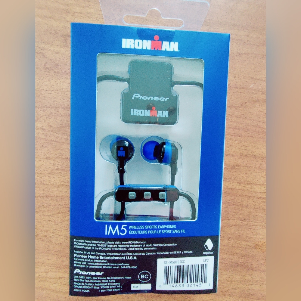 Ironman IM5 Wireless Sports Earphones *NEW IN BOX*